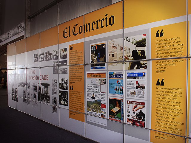 Exhibici�n Diario El Comercio en CADE 2013 3